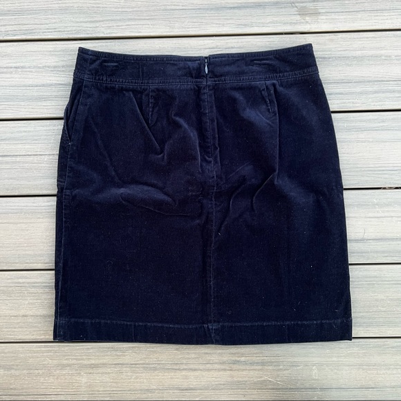 Talbots Navy Corduroy Pencil Skirt - Picture 4 of 4